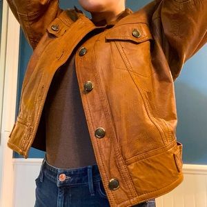 MINT CONDITION Vintage Elazar Leather Jacket